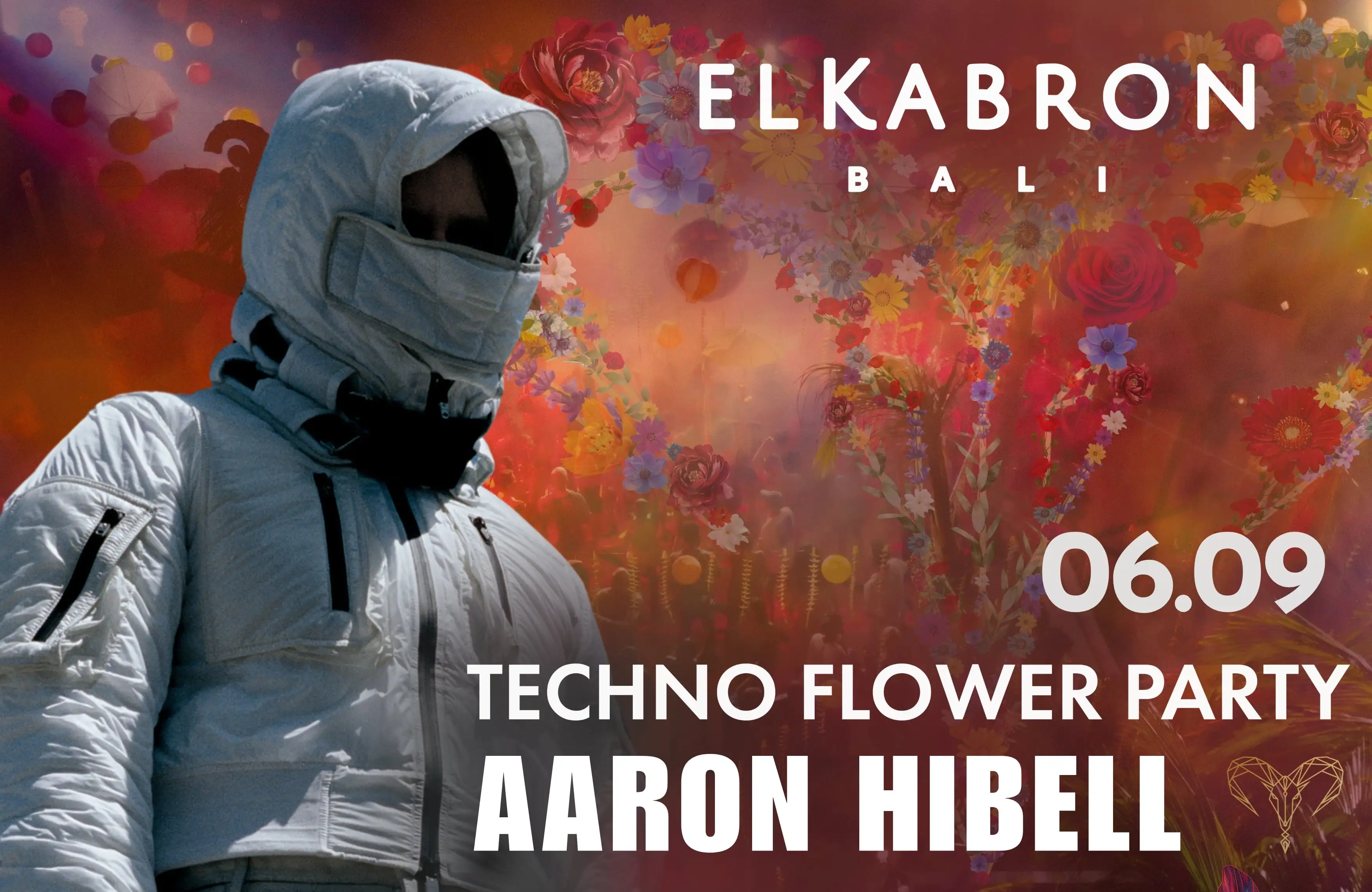 Techno Flower Party at El Kabron Bali